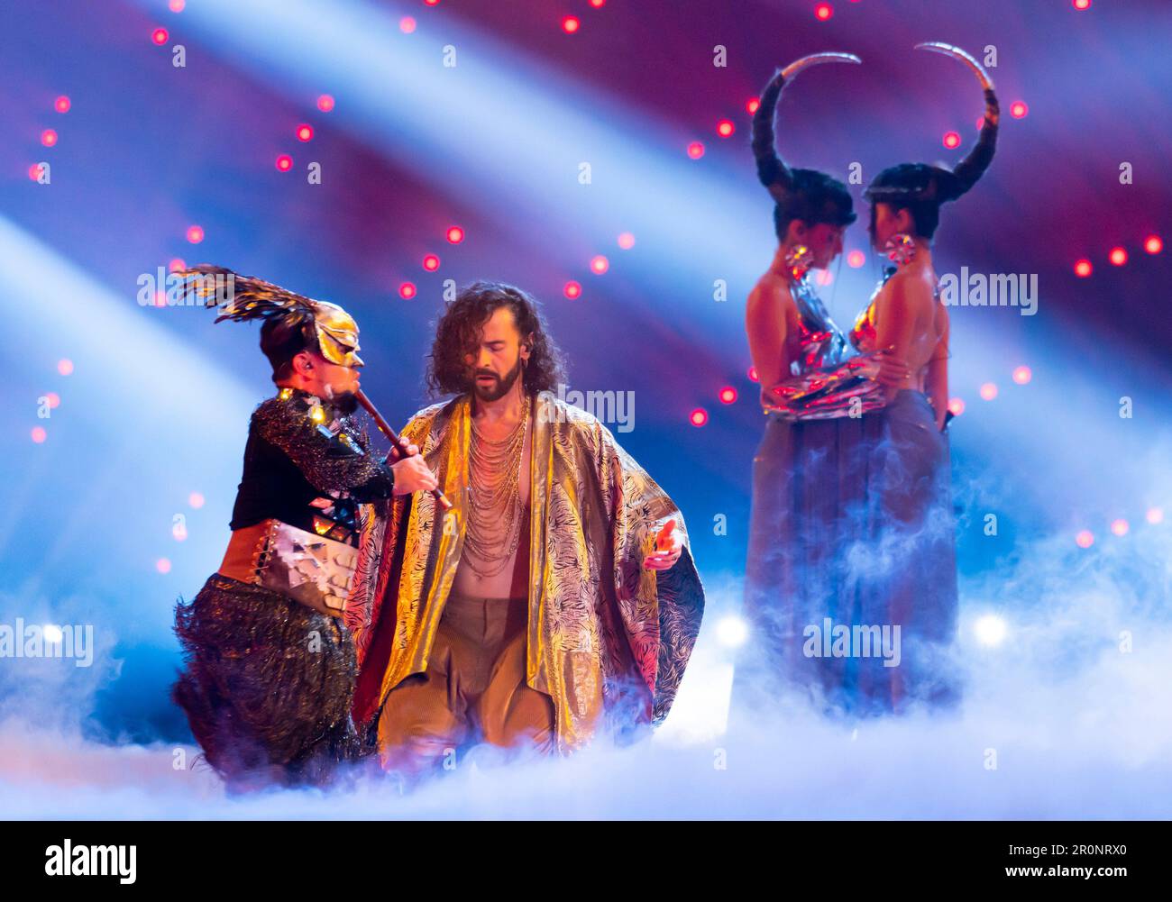 Liverpool, RoyaumeUni. 8 mai 2023. Pasha Parfeni répète pour la