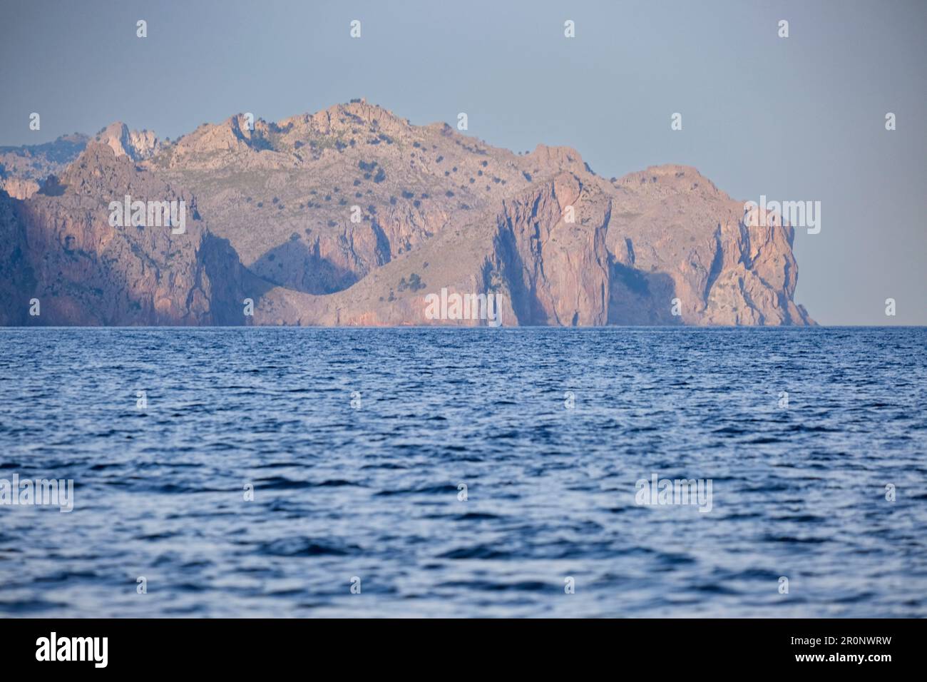 Côte Tramuntana, Morro de sa Vaca, Pollensa, Majorque, Iles Baléares, Espagne Banque D'Images