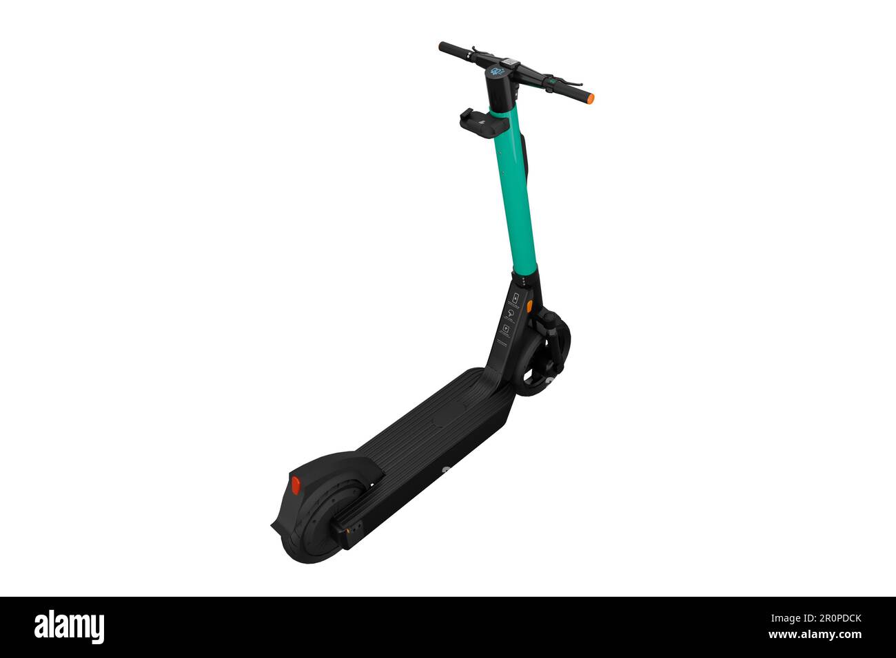 3d véhicule de scooter électrique bleu clair Banque D'Images