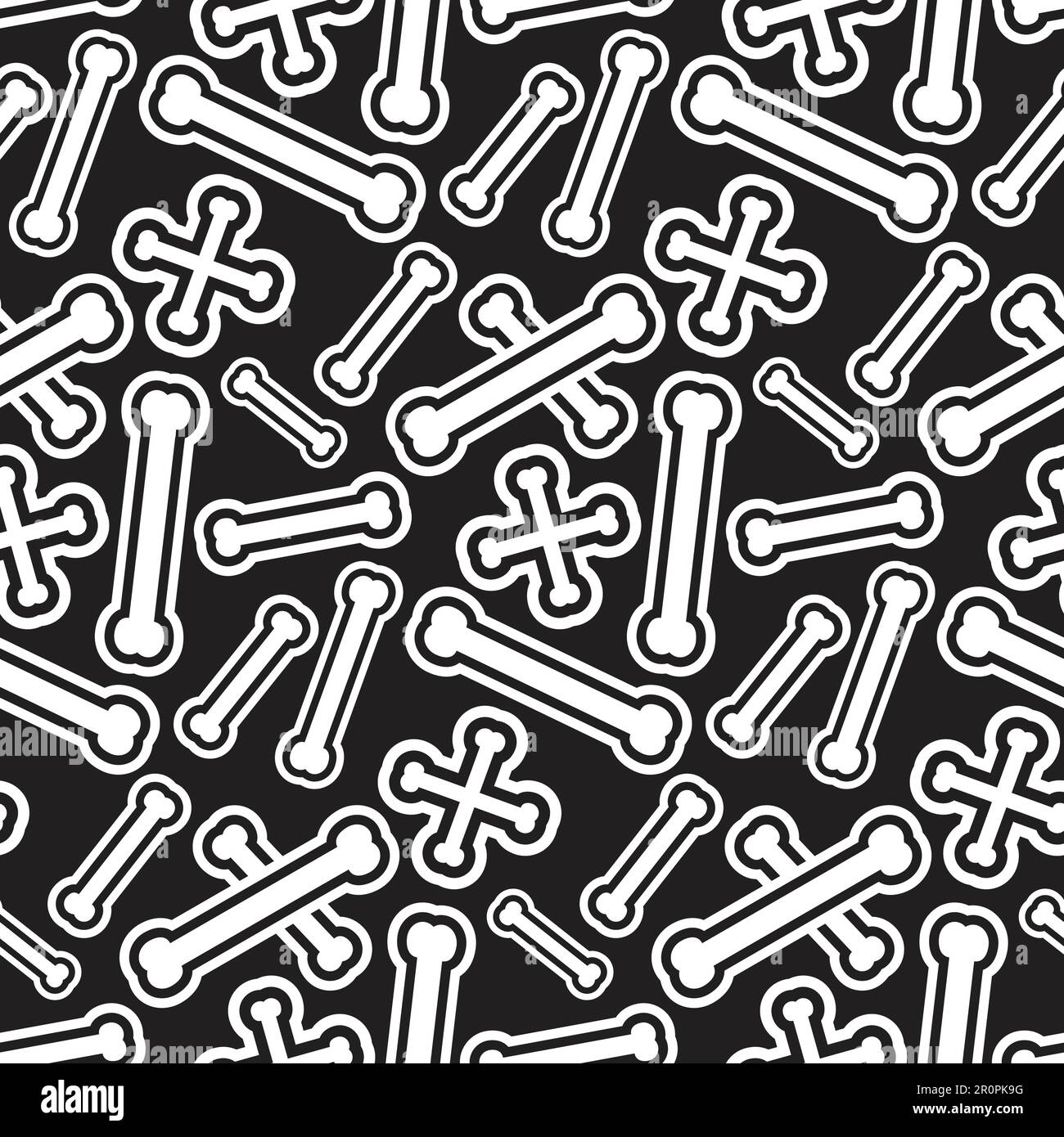 Motif sans couture Happy Halloween. Arrière-plan effrayant et terrifiant. 31th octobre ornement pour les enfants et les jeunes. Vecteur Illustration de Vecteur