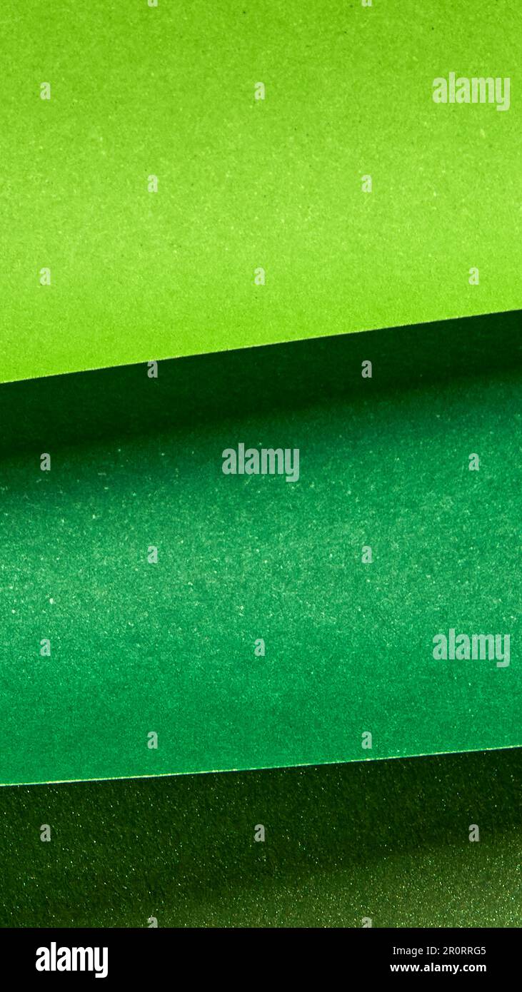 Papier de couleur verte, arrière-plan abstrait pour la conception.papier de dégradé abstrait vert.modèle de bannière verte.vide frame.green résumé.papier plat. Banque D'Images