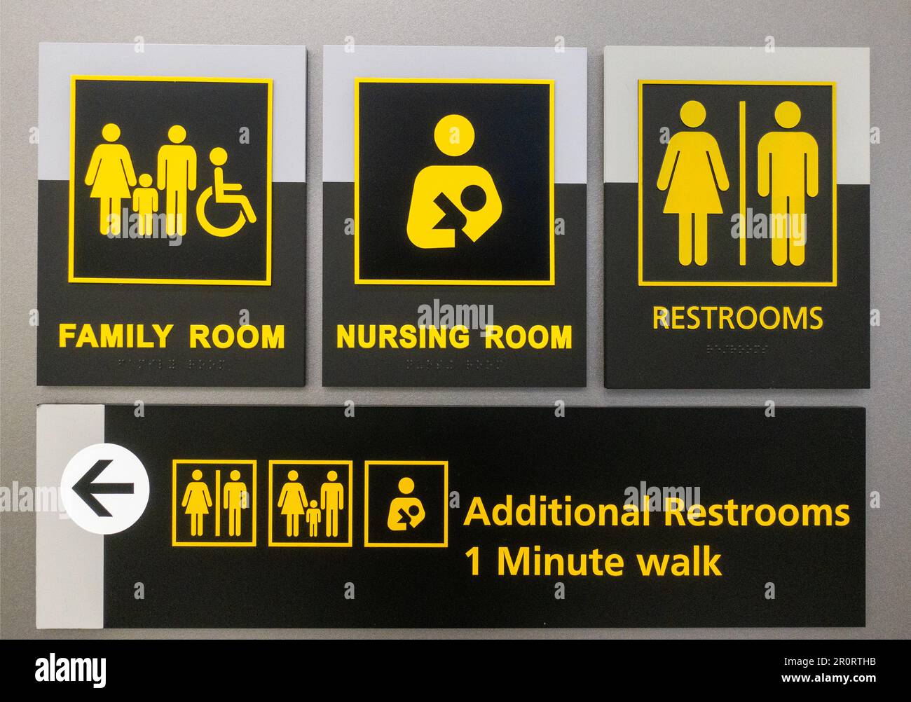 Nouveau terminal B à l'aéroport de Laguardia dans Queens New York Banque D'Images