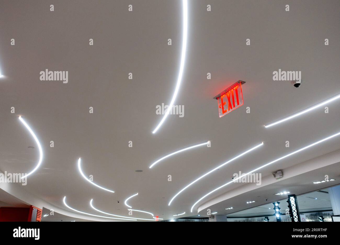 Nouveau terminal B à l'aéroport de Laguardia dans Queens New York Banque D'Images