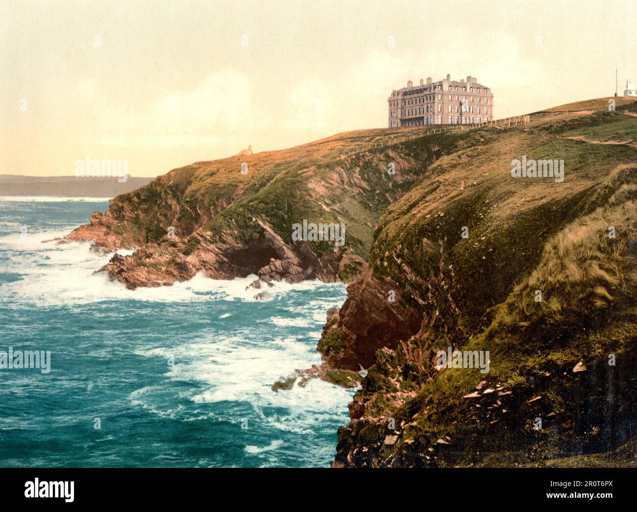 Newquay, Beacon Cove, Cornwall, Angleterre, vers 1900 Banque D'Images