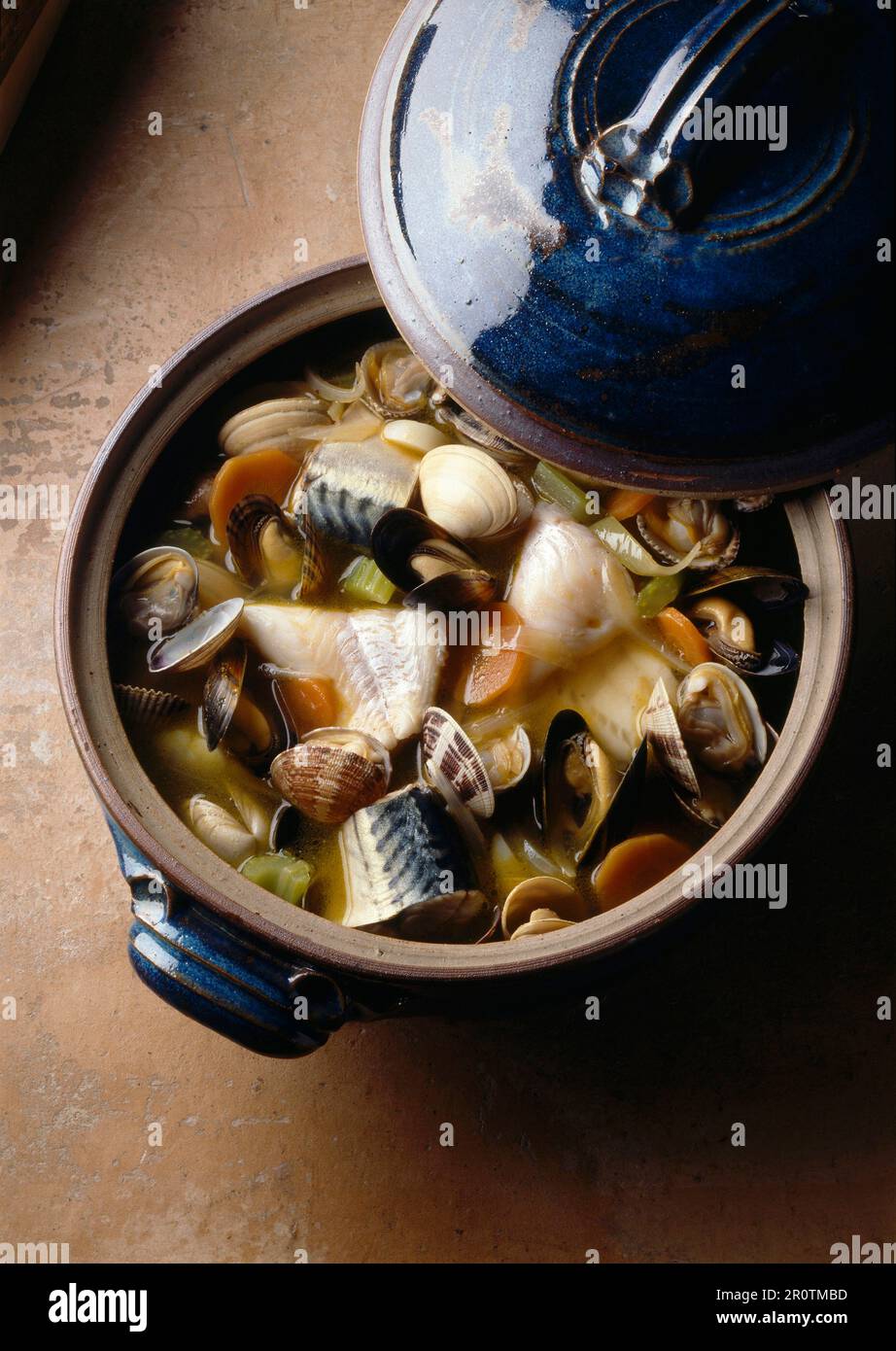 Soupe du pêcheur Banque D'Images