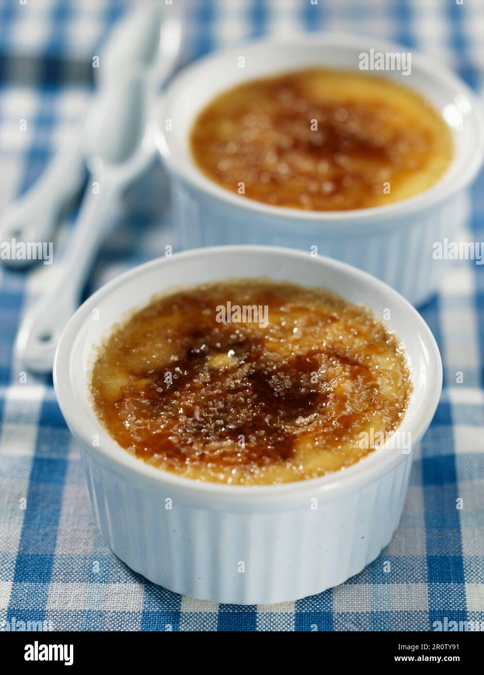 crémes brulées Banque D'Images