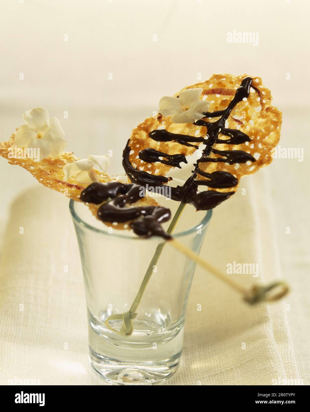 Biscuit à la fleur d'orange et de jasmin Banque D'Images