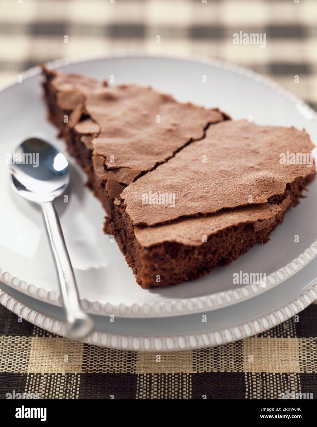 Gâteau au chocolat mamita (sujet : recette de robuchon) Banque D'Images