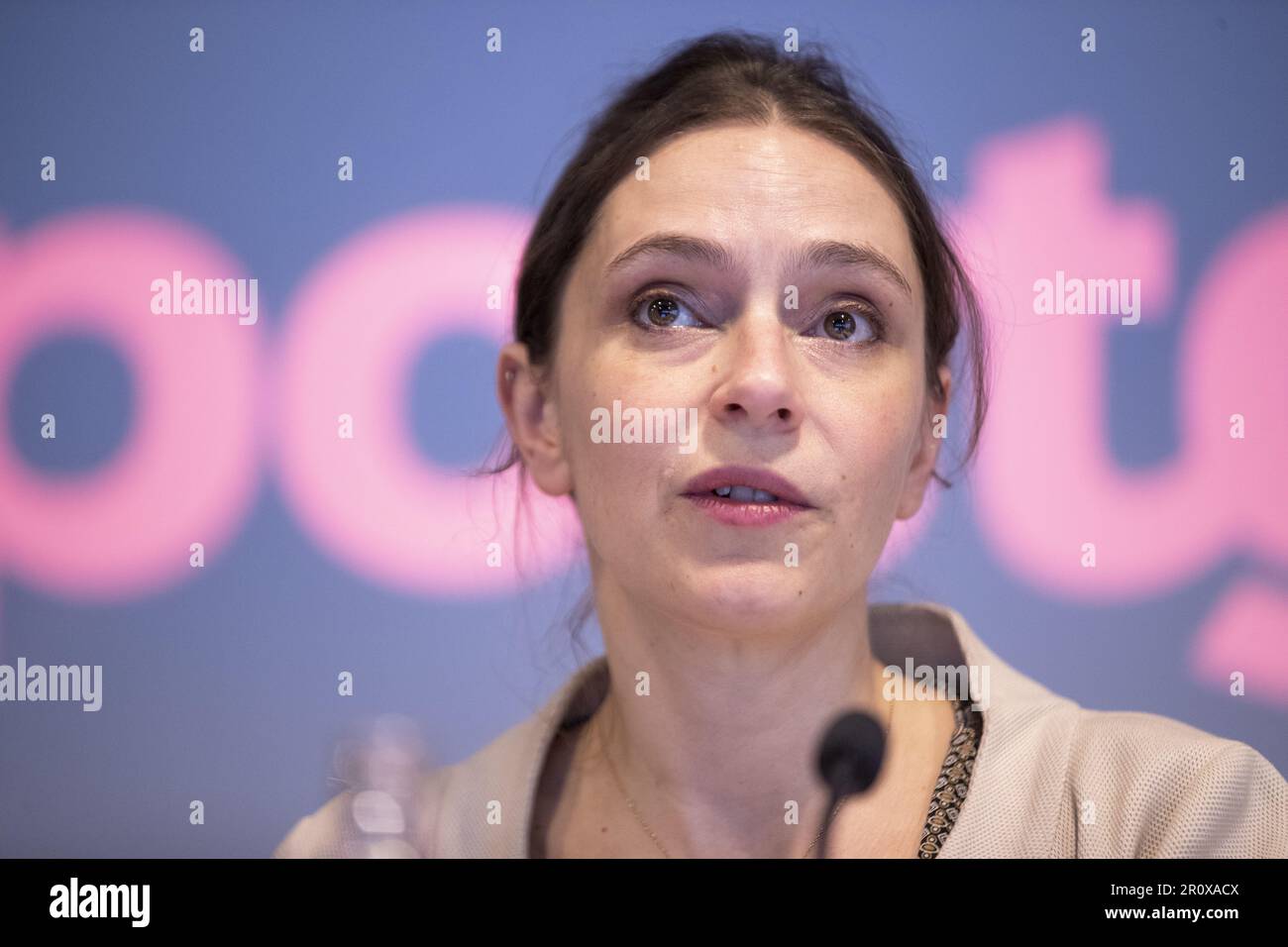 Bruxelles, Belgique. 10th Mai 2023. Audrey Hanard, Président Du Conseil ...