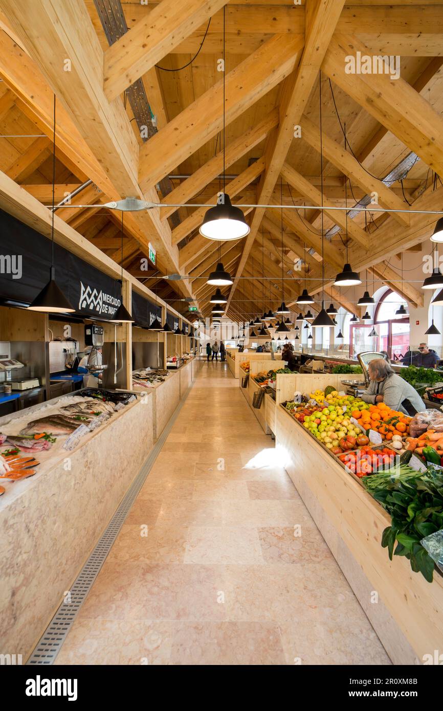 Mercado Municipal de Mafra recém requalificado [rénovation du marché municipal de la ville Mafra - Portugal] Banque D'Images