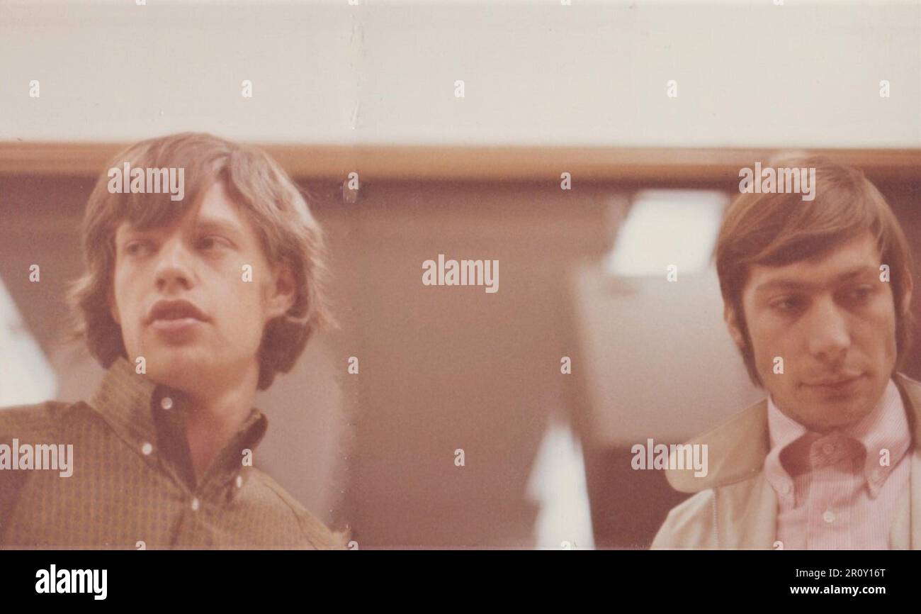Les Rolling Stones aux studios RCA de Los Angeles, 1965 Banque D'Images
