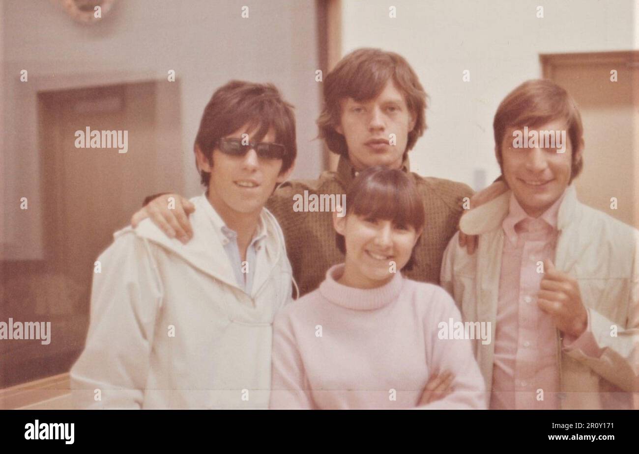 Les Rolling Stones aux studios RCA de Los Angeles, 1965 Banque D'Images