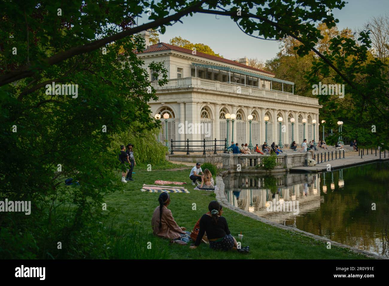Prospect Park Boathouse + Audubon Centre, Brooklyn, New York Banque D'Images