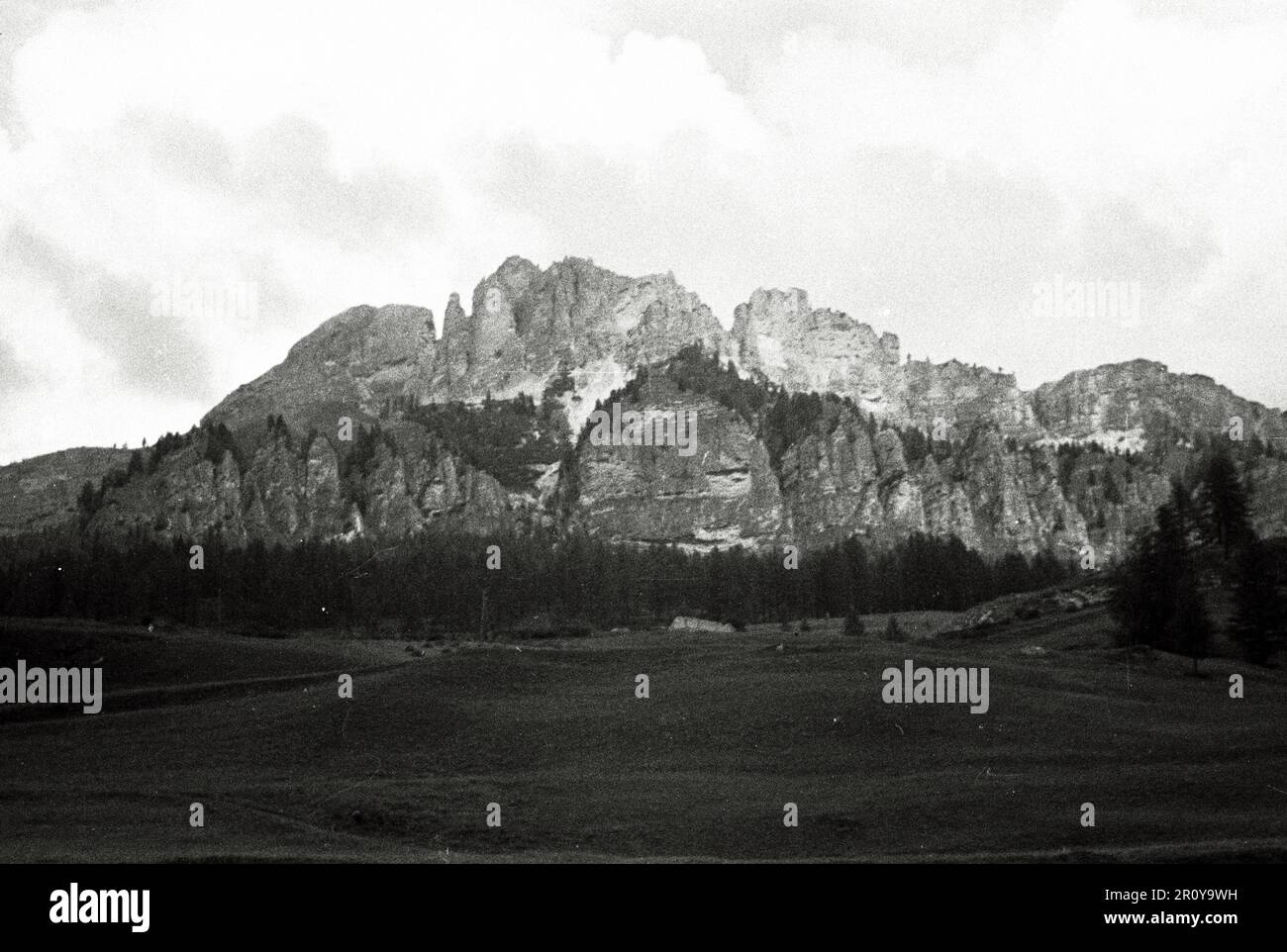 Vénétie - Cortina d'Ampezzo 1938 Banque D'Images