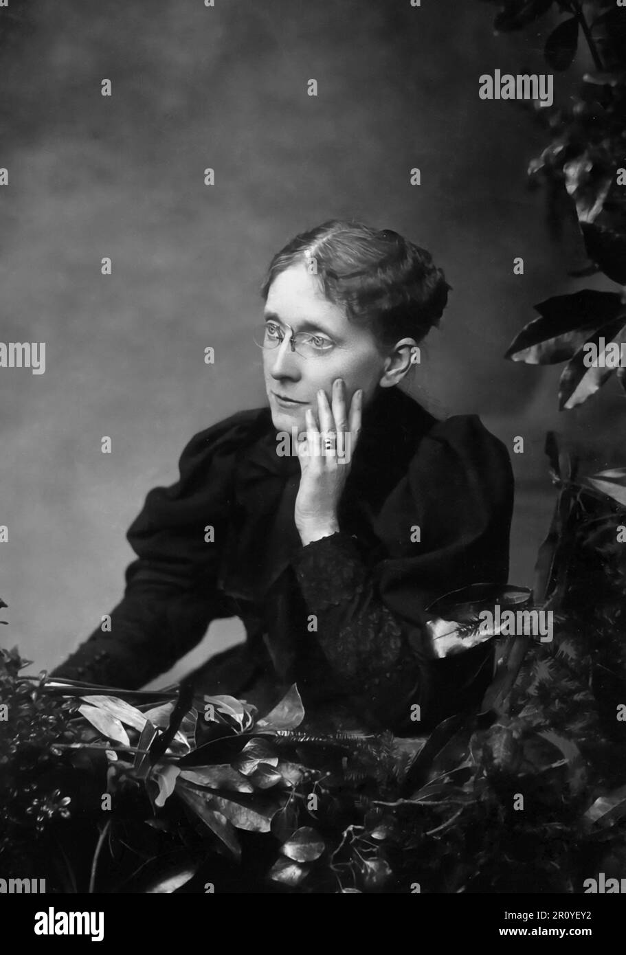 Frances Willard. Portrait du réformateur et suffragiste américain, Frances Elizabeth Caroline Willard (1839-1898), c. 1880-90 Banque D'Images