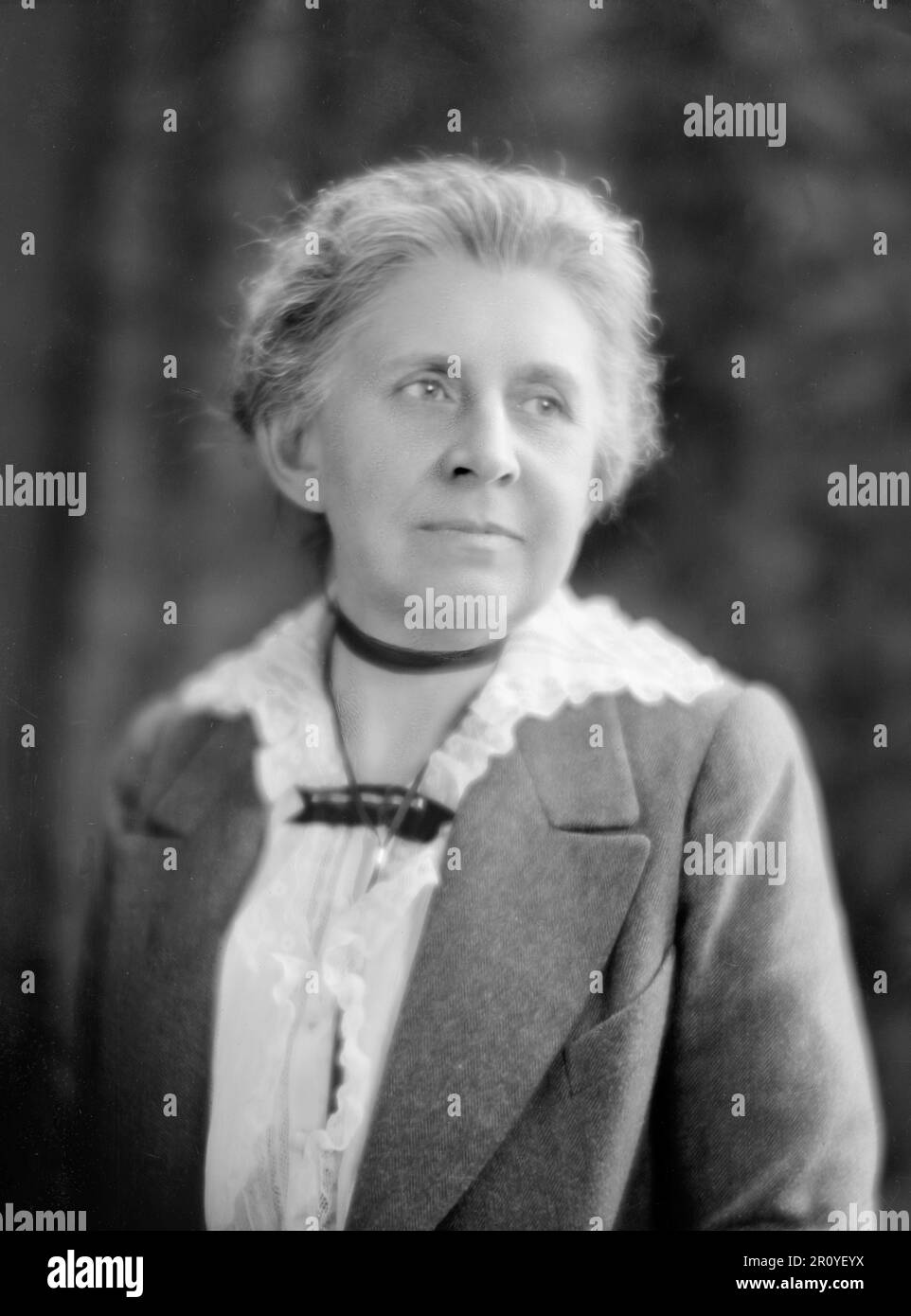 ida Tarbell. Portrait de l'écrivain et journaliste d'investigation américain, Ida Minerva Tarbell (1857-1944) par Harris et Ewing Banque D'Images