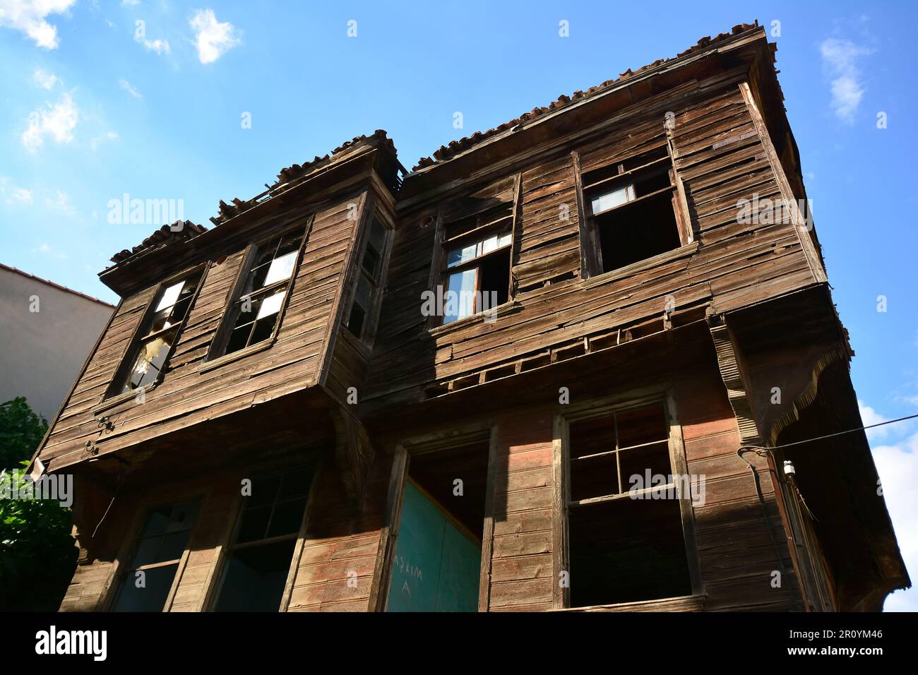 Maisons en bois ottomanes historiques, Tekirdağ, région de Thrace est, Trakya, Turquie, Asie Banque D'Images