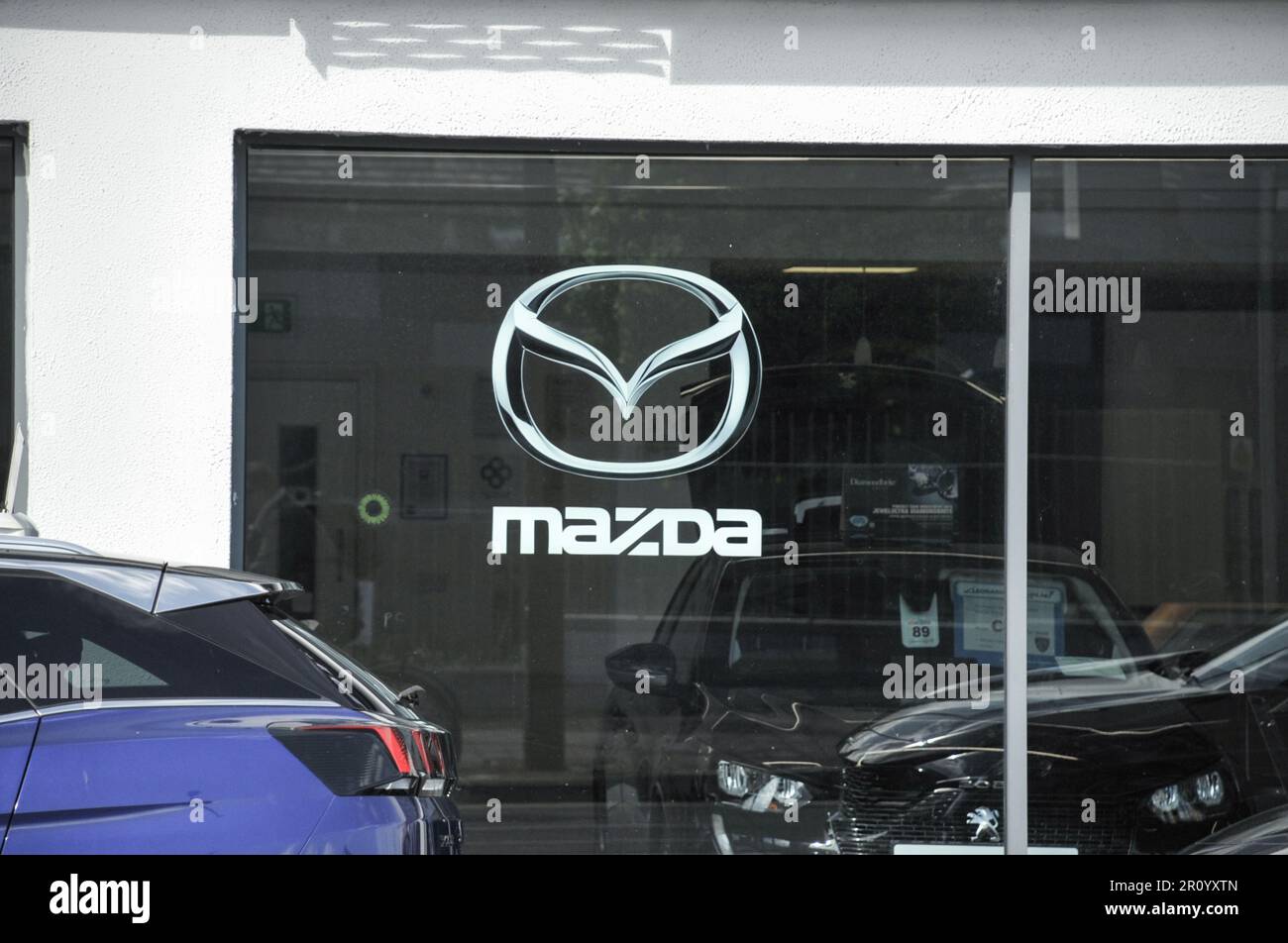 Logo de Mazda Banque D'Images
