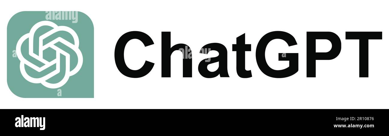 Logo ChatGPT ai Chatbot. Design peut être utilisé pour les applications Web et mobiles. Icône de vecteur éditorial Illustration de Vecteur