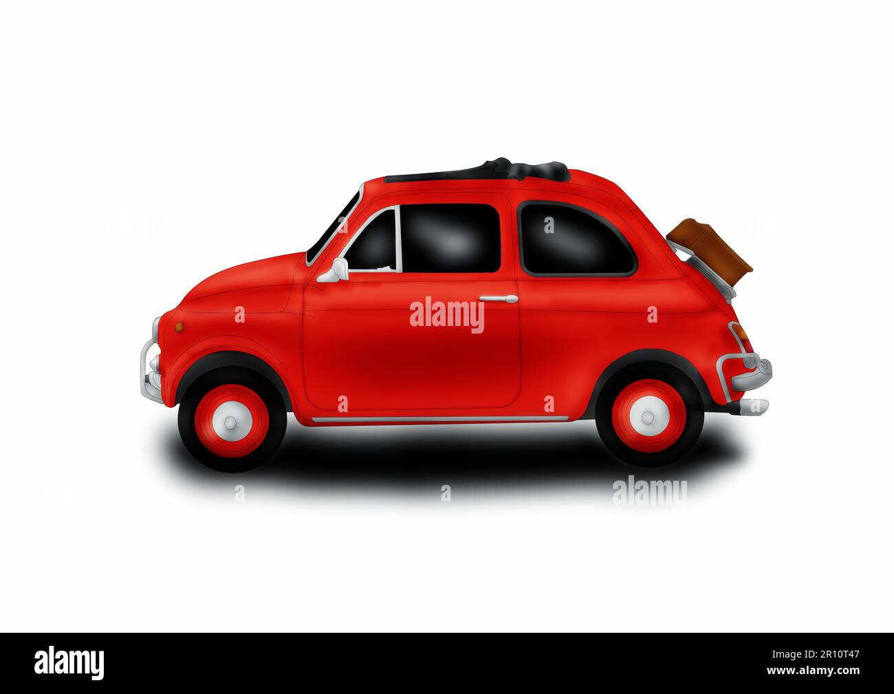 Fiat Nuova 500 (1957) peinture Banque D'Images