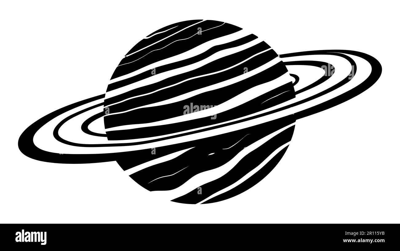 Logo Planet. Illustration vectorielle isolée sur fond blanc Illustration de Vecteur