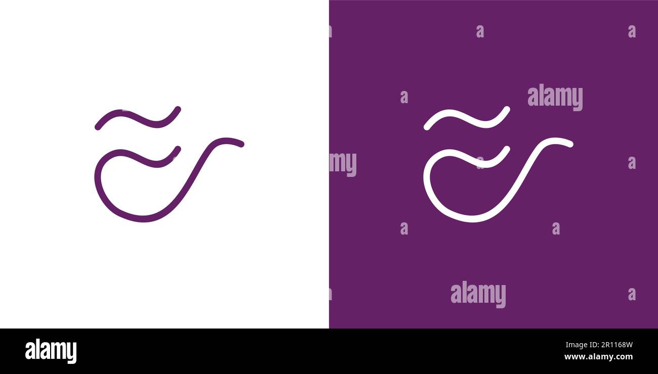 Moderne et unique lettre E initiales logo design Illustration de Vecteur