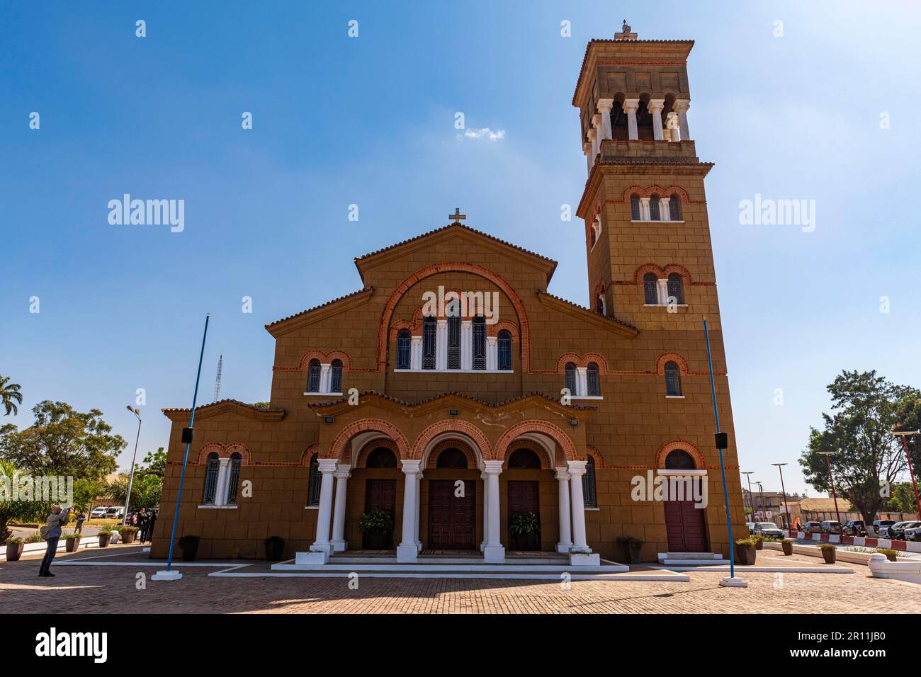 Église orthodoxe, Lubumbashi, RD Congo Banque D'Images
