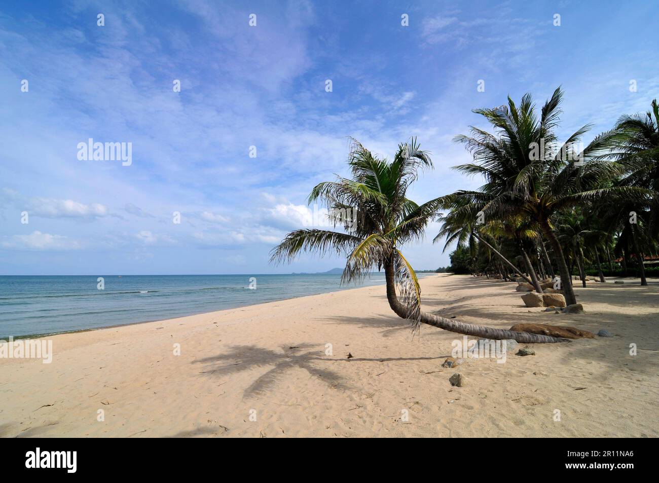 La belle plage de Ban Krut, Thaïlande. Banque D'Images