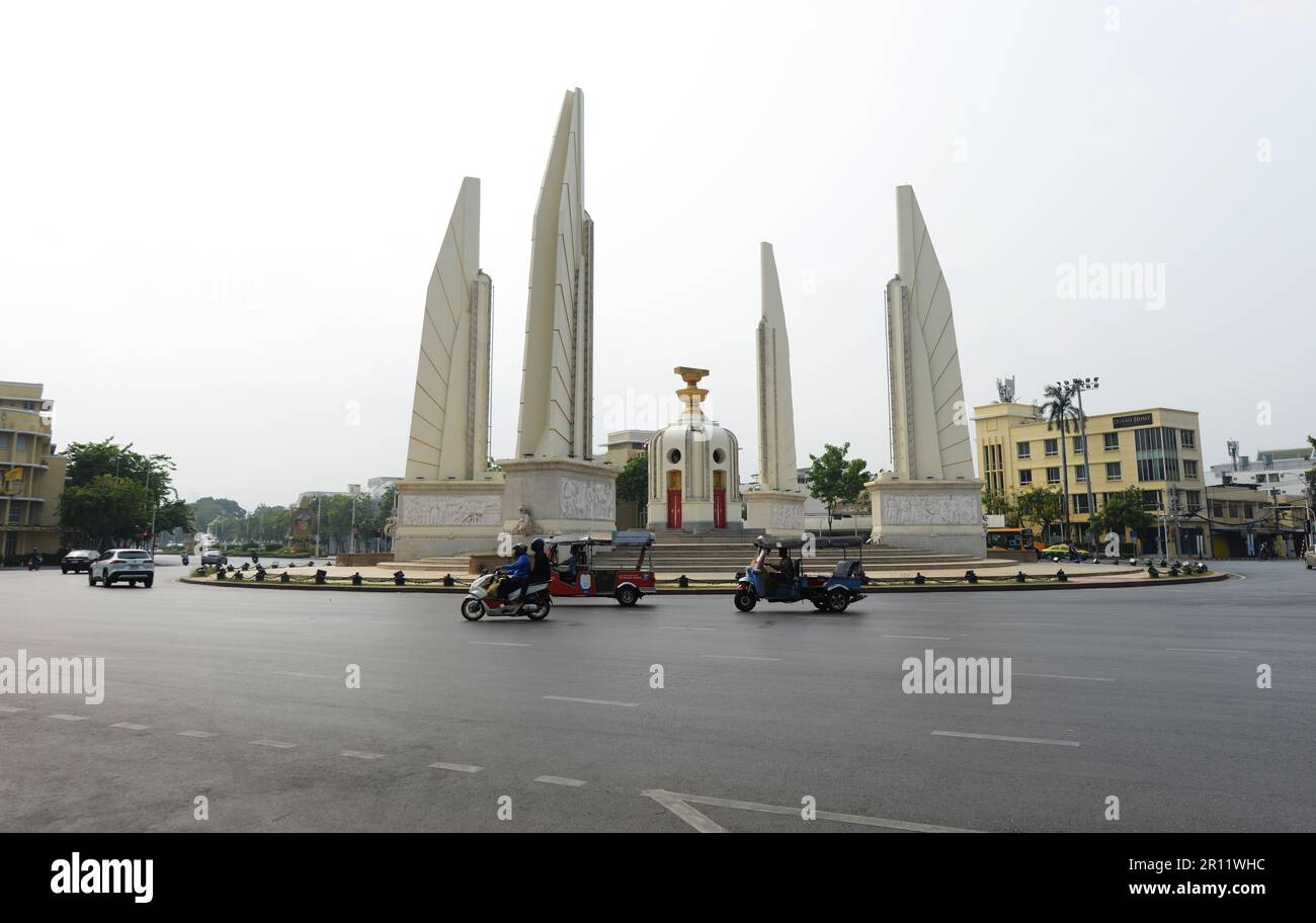 Le Monument de la démocratie à Bangkok, Thaïlande. Banque D'Images