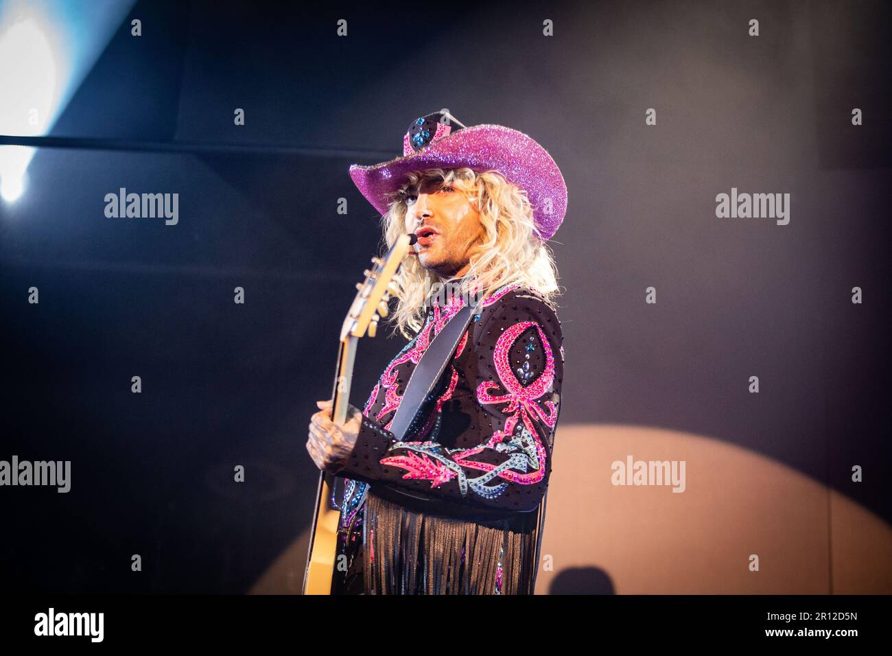 Tokio Hôtel en concerto al fabrique di Milano. Foto di Davide Merli par www.rockon.it Banque D'Images