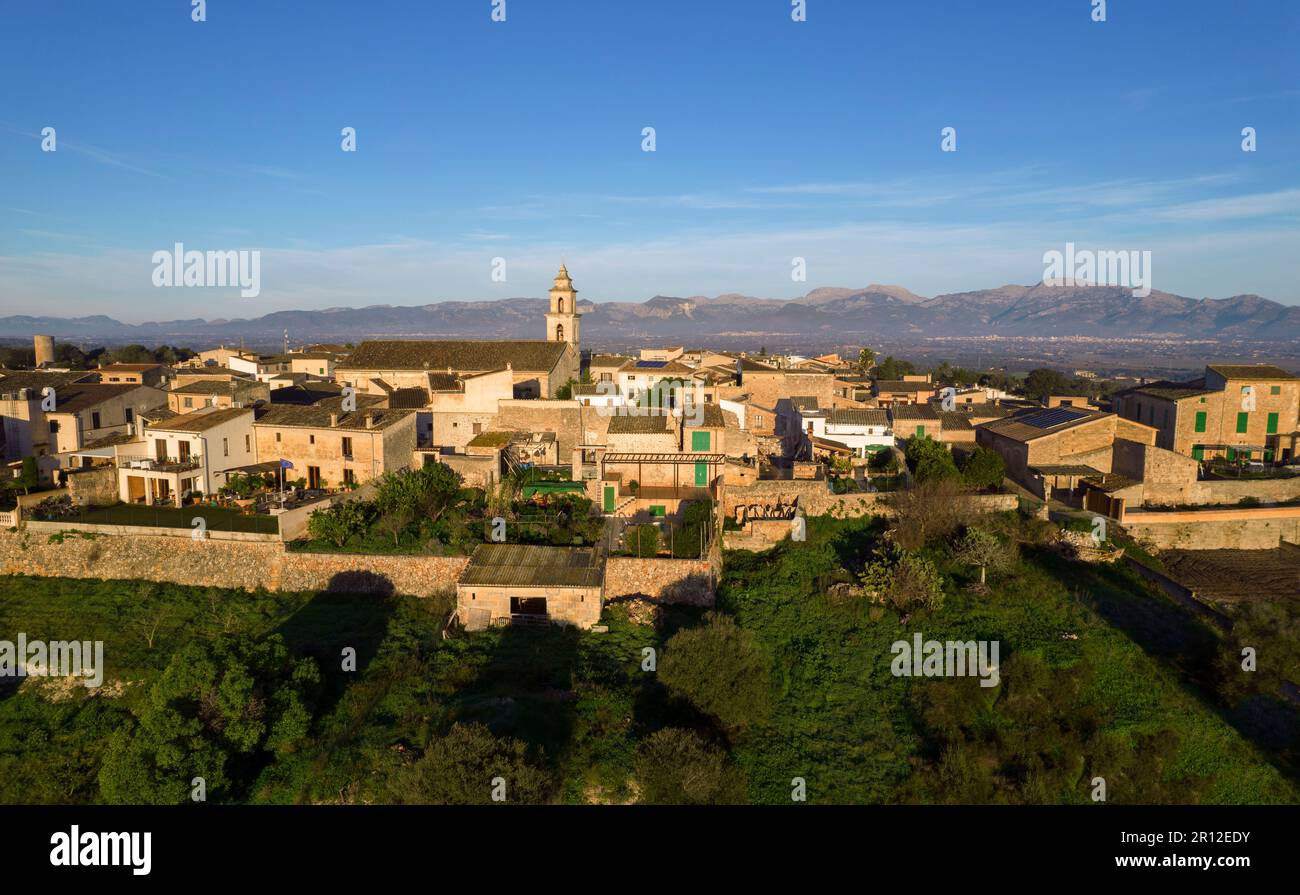 Village de Costitx.Île de Majorque.Espagne Banque D'Images