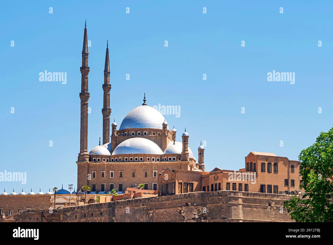 Égypte. Le Caire. La Citadelle de Saladin - la mosquée de Muhammad Ali ou Mohamed Ali Pasha, également connu sous le nom de la mosquée d'Alabâtre Banque D'Images