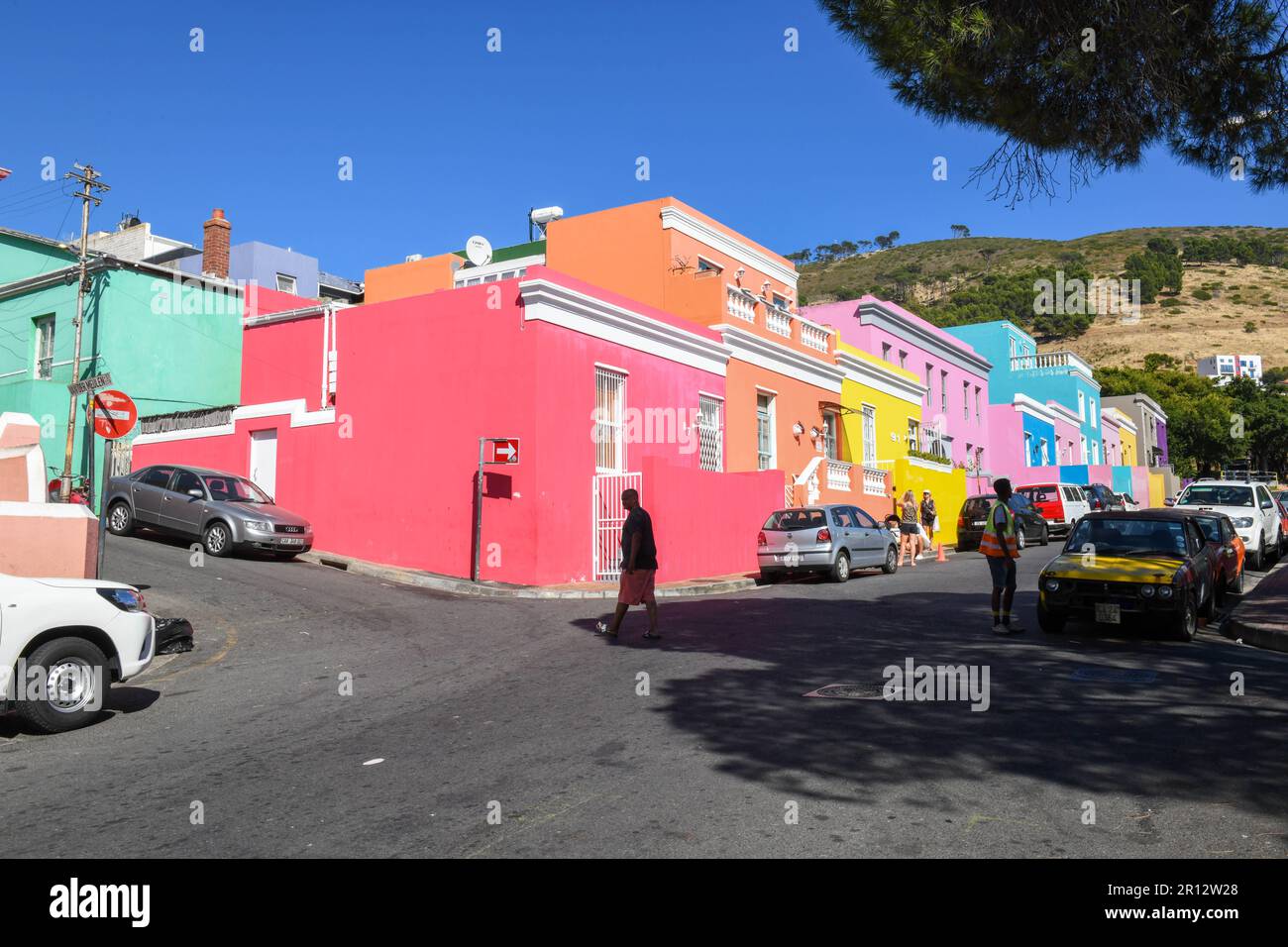 Le Cap, Afrique du Sud - 3 février 2023 : les maisons colorées de Bo Kaap sur le Cap, en Afrique du Sud Banque D'Images