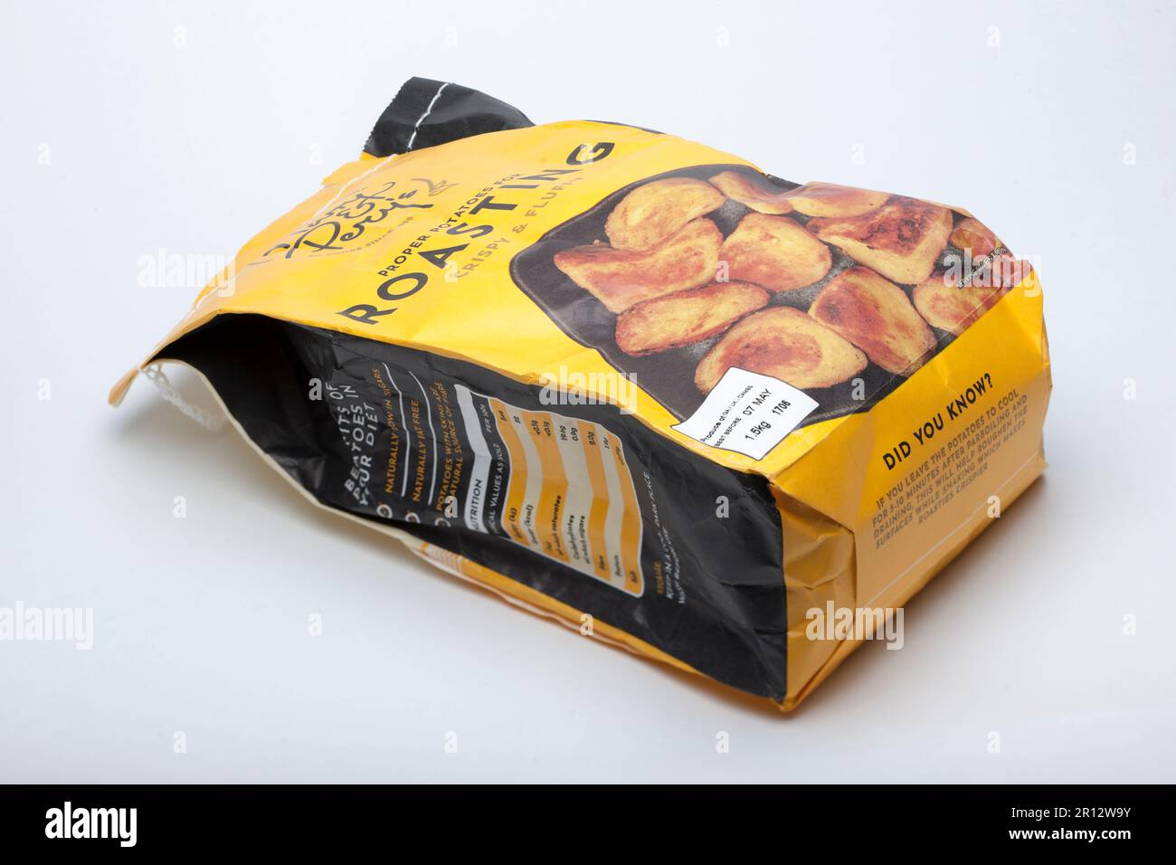 1,5kg de pommes de terre rôties Harry et Percys Banque D'Images