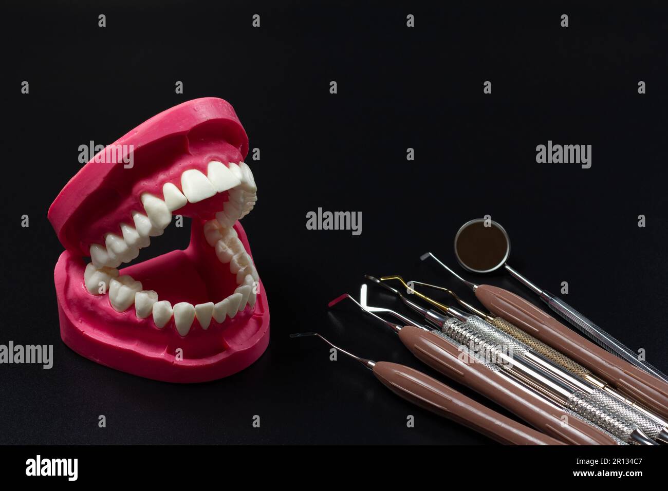 Dentiste Miroir Dentaire Bouche avec Poignée Excellente Qualité Chirurgical