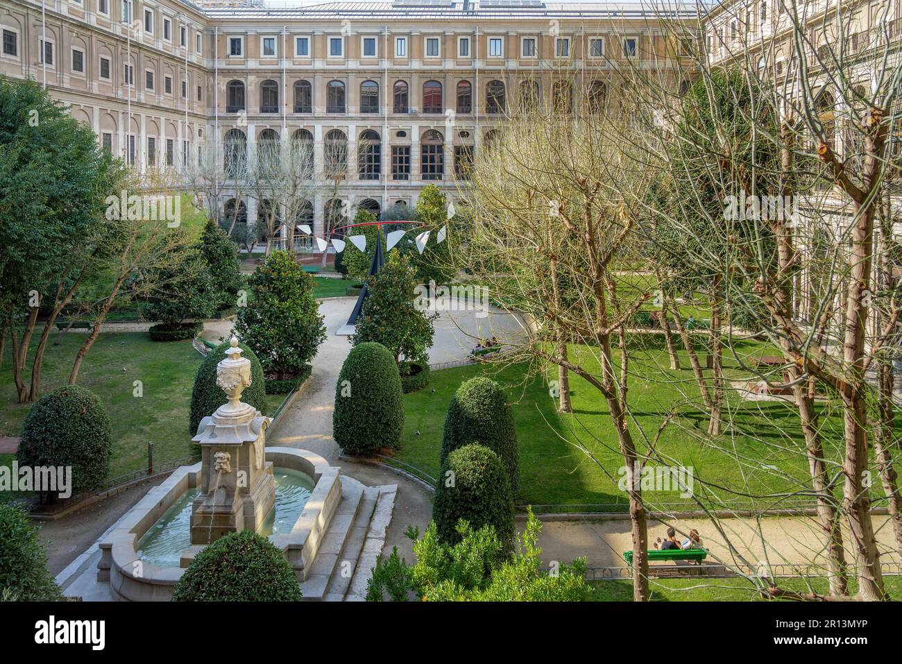 Musée Reina Sofia (Museo Nacional Centro de Arte Reina Sofia) - Madrid, Espagne Banque D'Images