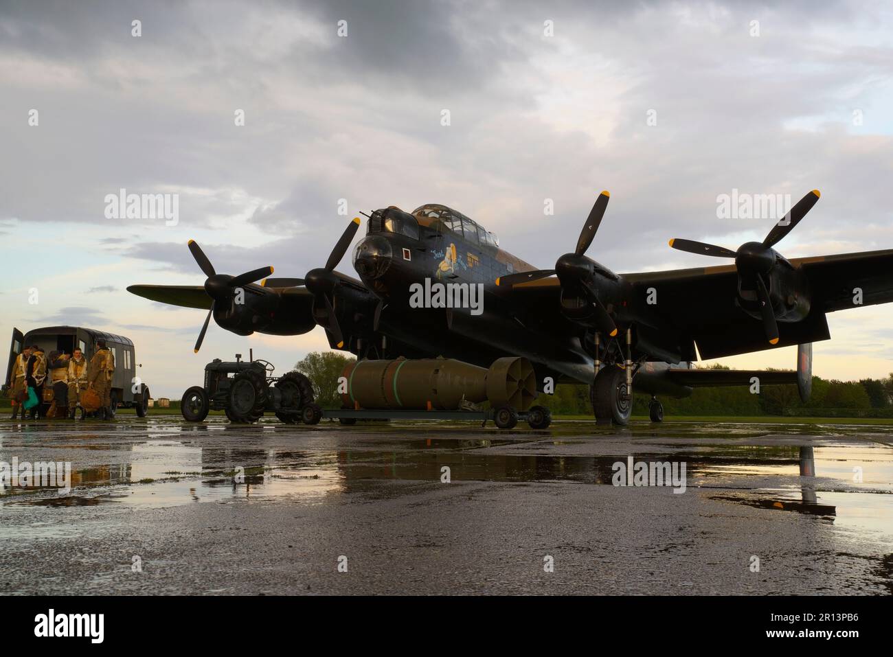 Avro Lancaster, Just Jane, East Kirkby, Lincolnshire, Angleterre, Royaume-Uni. Banque D'Images