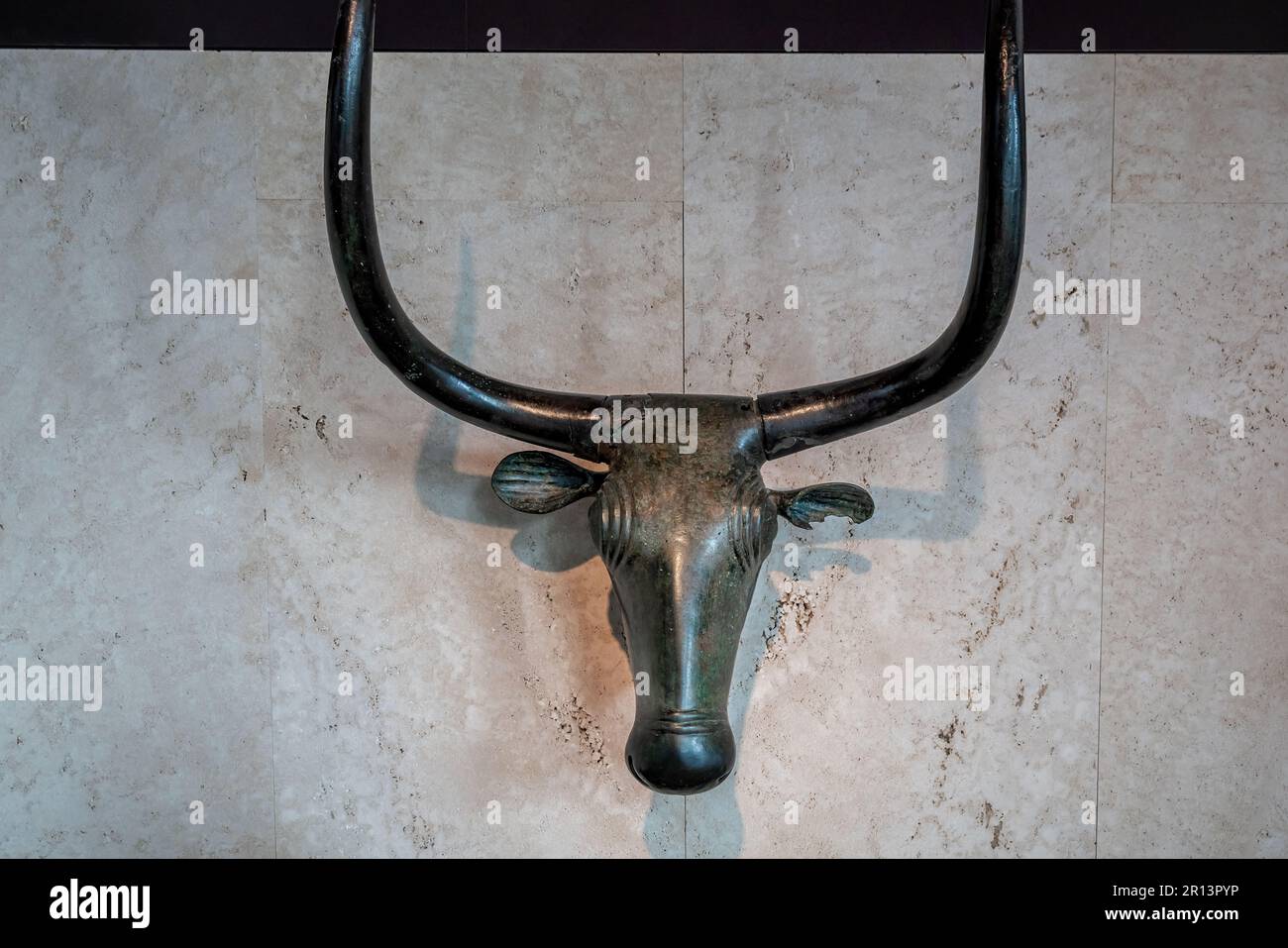 Taureaux de Costitx (Toros de Costitx) au Musée archéologique national - Madrid, Espagne Banque D'Images