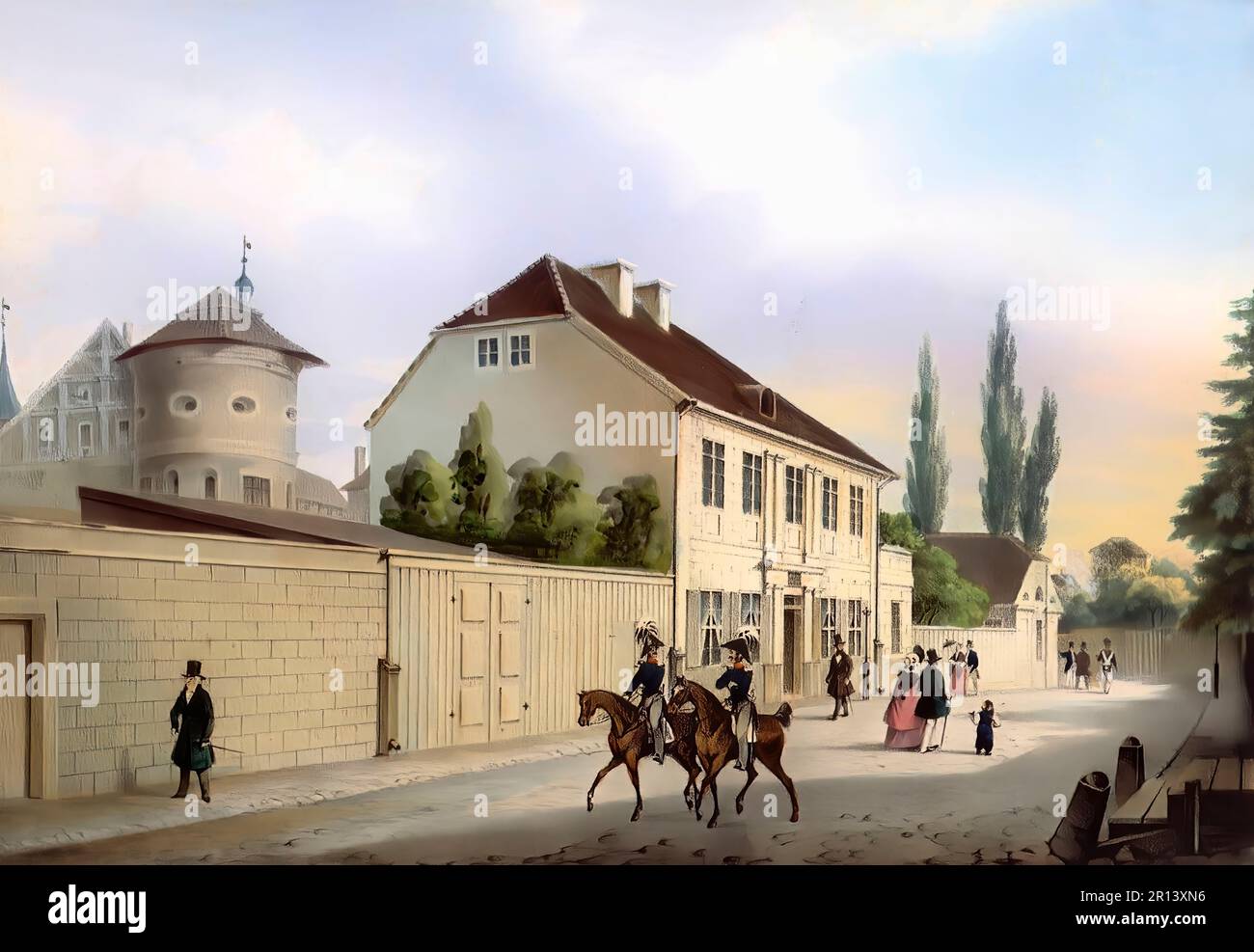 Maison d'Emmanuel Kant à Königsberg, aujourd'hui Kaliningrad, Russie Banque D'Images