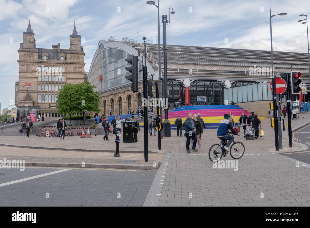 Gare de Liverpool Lime Street le 11th mai 2023 à Liverpool, en Angleterre. Credit: SMP News / Alamy Live News Banque D'Images