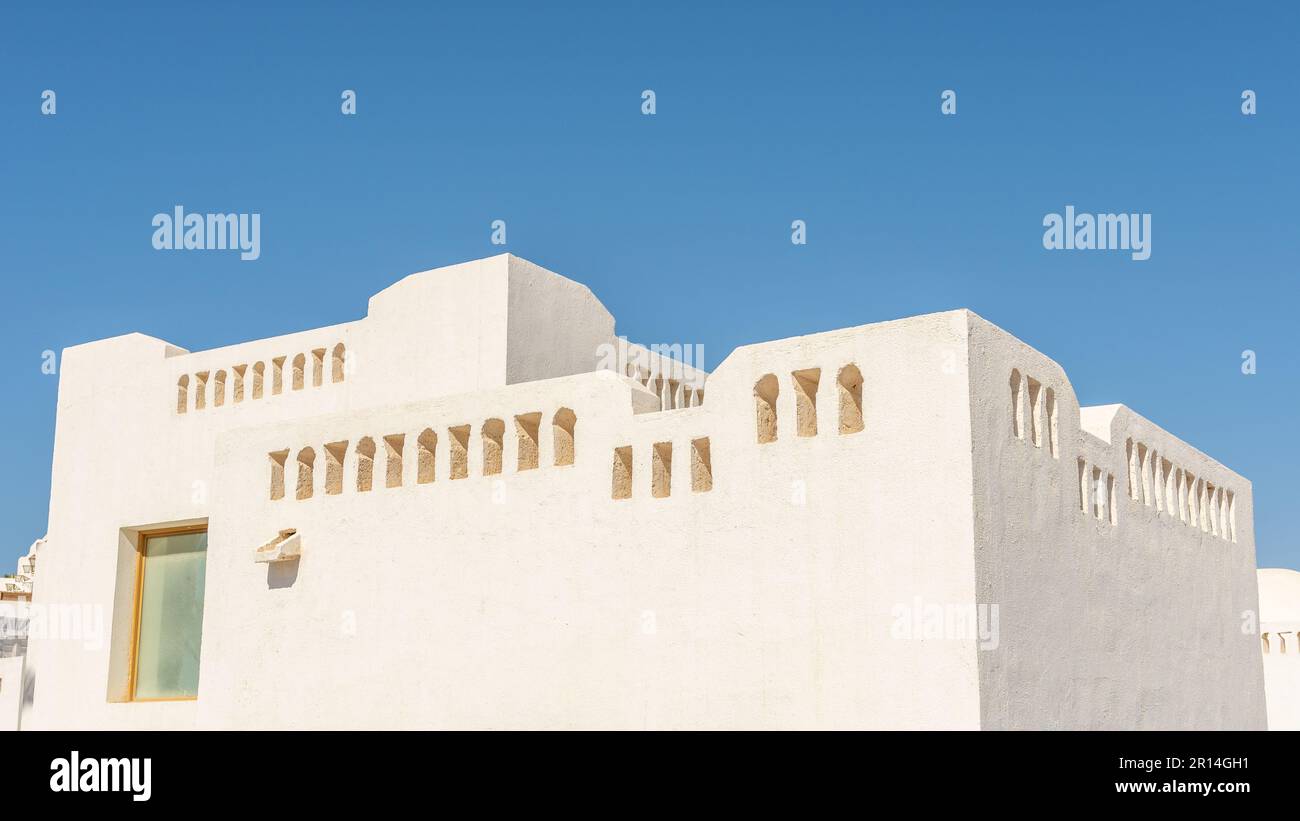Architecture traditionnelle de Charm el-Cheikh en Égypte. Banque D'Images