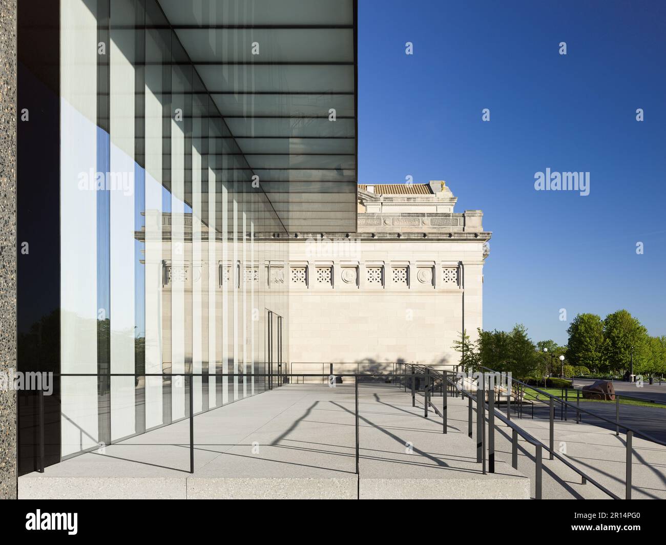 Ajout au Musée d'art Saint Louis conçu par David Chipperfield Banque D'Images