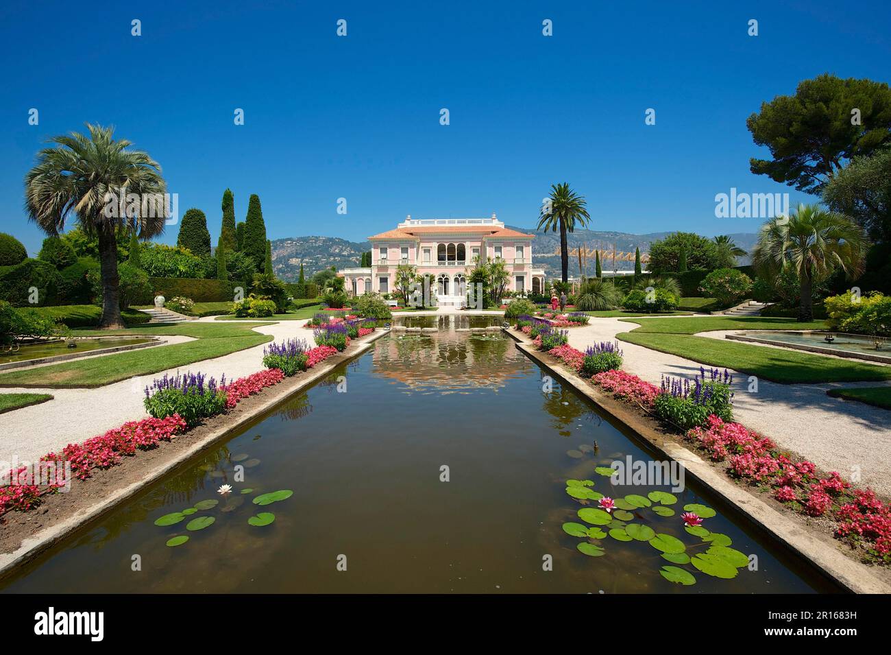 Fondation Ephrussi de Rothschild, Saint Jean Cap Ferrat, Côte d'Azur, Alpes-Maritimes, Provence-Alpes-Côte d'Azur, France Banque D'Images