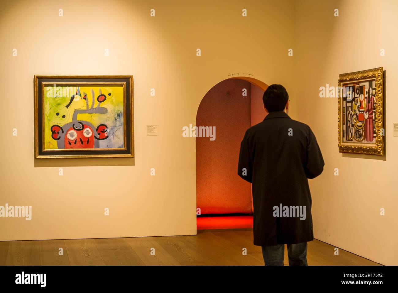 Joan Miro peinture, Kunsthaus, Musée d'Art, Nouveau bâtiment, Zurich, Suisse Banque D'Images