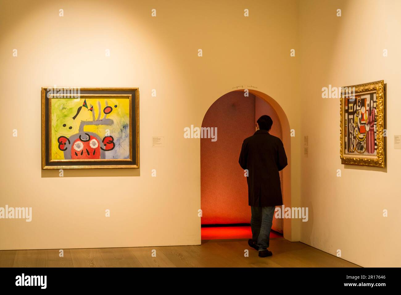 Joan Miro peinture, Kunsthaus, Musée d'Art, Nouveau bâtiment, Zurich, Suisse Banque D'Images
