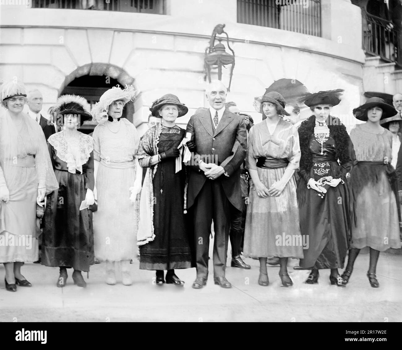 Le président Harding et Marie Curie, 16/05/21 Banque D'Images