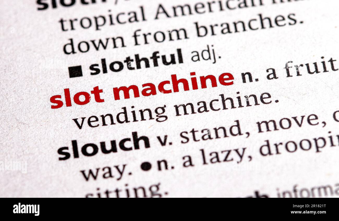 machine à sous Banque D'Images