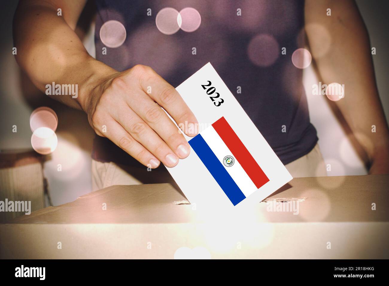 Paraguay concept de vote politique Banque D'Images