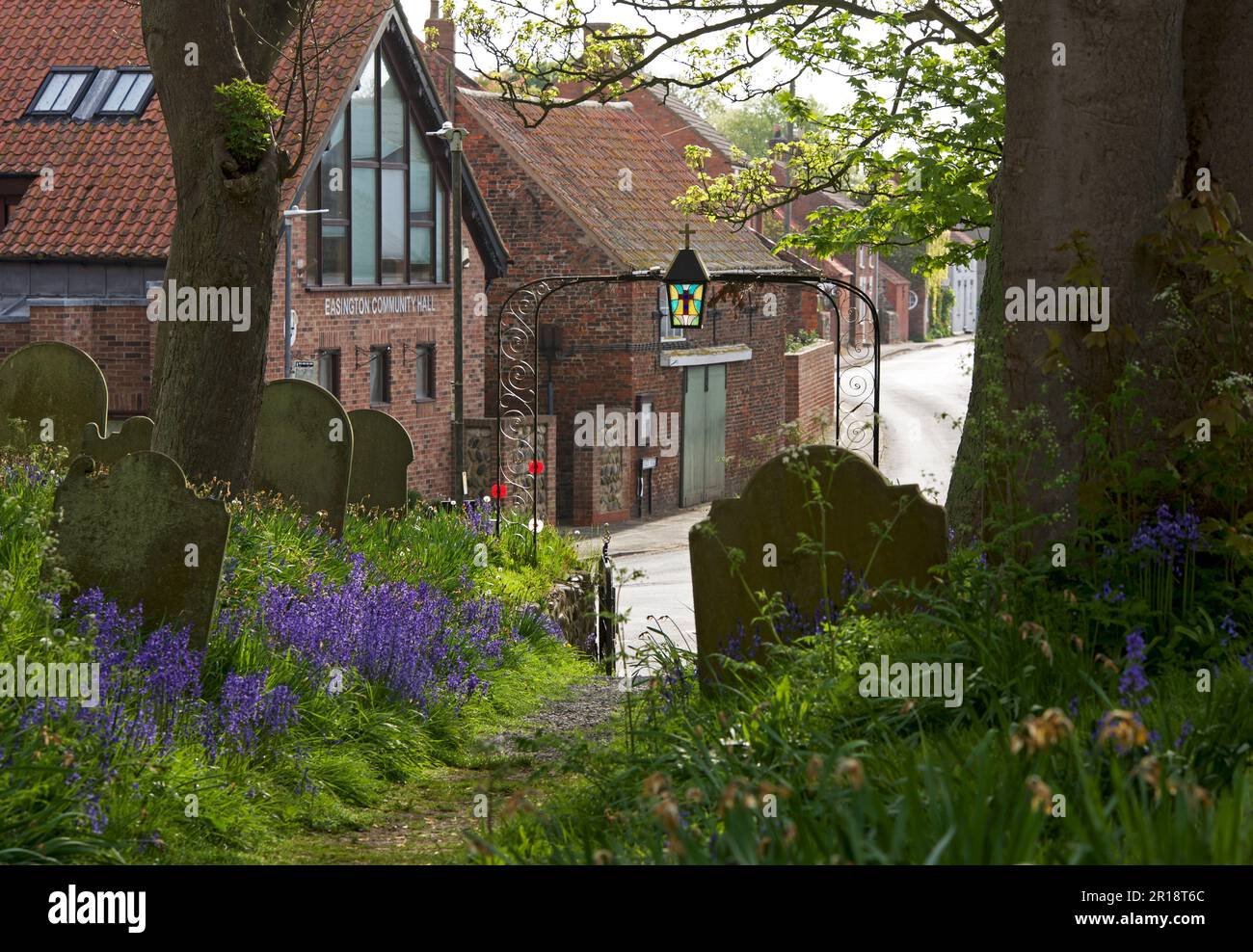 All Saints Church, dans le village d'Easington, East Yorkshire, Angleterre Banque D'Images