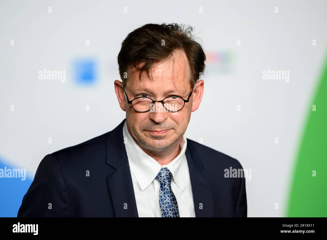 Burkhard HINTZSCHE (directeur municipal de Düsseldorf) Handball, tirage au sort pour le championnat d'Europe 2024, sur 10 mai 2023 à Düsseldorf/Allemagne. Banque D'Images